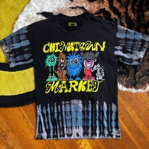 Chinatown Market Characters Tie Dye Shirt M